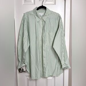 Topshop Super Oversized Stripe Shirt NWOT